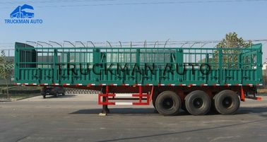 3x13 tracteur de barrière d'axes des tonnes 3, semi camion de remorque avec 50 tonnes de capacité de chargement