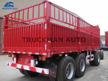 Plein camion de remorque de 3 axes 60 tonnes chargeant pour des marchandises de conteneur et en vrac