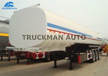 Marque cubique de camionneur de remorque de réservoir de stockage de pétrole de 50 3 axes avec 50 tonnes de capacité de chargement