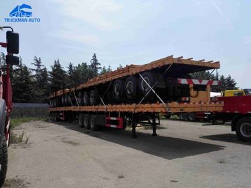 Transport à plat de remorque de conteneur de transport de sécurité 40 pi avec le pneu de Linglong
