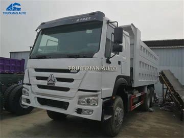 6x4 blanc a utilisé le camion à benne basculante de Howo 18 CBM Cargobox pour le transport d'extraction de construction