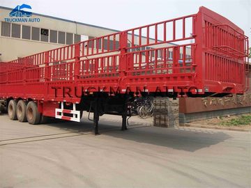 60 tonnes résistantes de barrière semi de remorque de système d'ABS pour le transport de cargaison en vrac