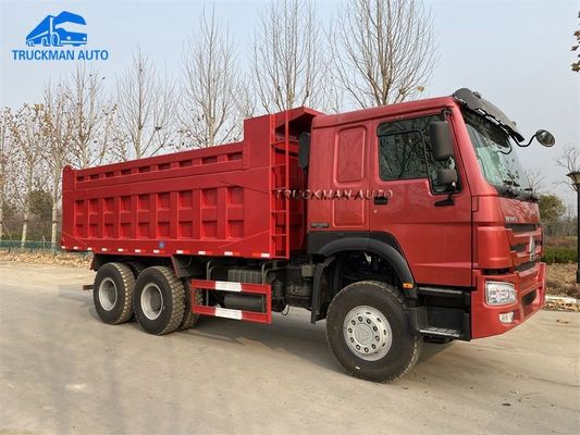 La boîte de cargaison de 371HP 18m3 a employé SINOTRUK Tipper Truck For South Sudan