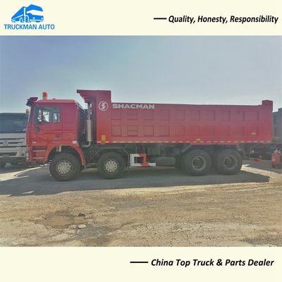 12 roue SHACMAN 50 tonnes de 8x4 de camion à benne basculante pour le Ghana