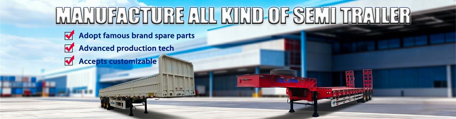 basse de lit remorque semi