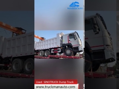 Used SINOTRUCK Dump Truck Delivery To Port