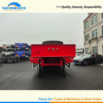 Axe 3 60 tonnes de Lowbed de remorque semi pour le Soudan du sud