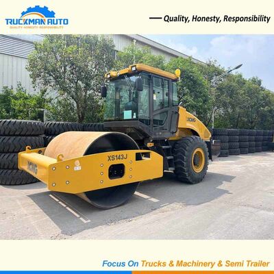 Force d'excitation élevée XCMG XS143J Roller de route à tambour unique