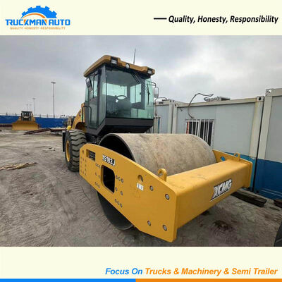 Durable 18 tonnes XCMG XS183J rouleau de route à tambour unique pour le Nigéria