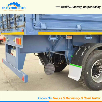 Factory Price 4 Axle 60 Tons Side Wall Trailer For Bulk Cargo