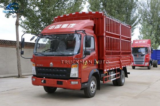 Long moteur de la tonne HOWO Mini Lorry Truck With 116HP de la cabine 5