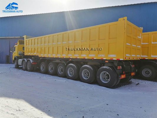 80000kg 9 camion à benne basculante des axes 45m3 pour le Ghana