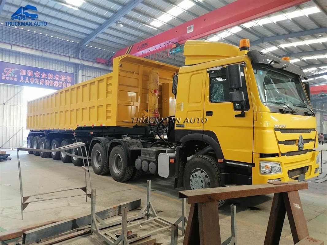 camion de 45m3 Sinotruck Howo pour le transport matériel d'extraction